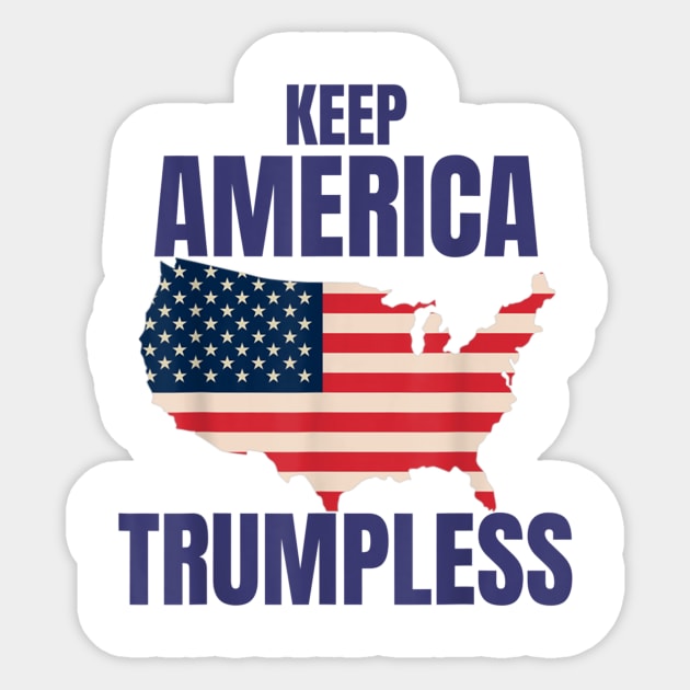 KEEP AMERICA TRUMPLESS Sticker by WILLER